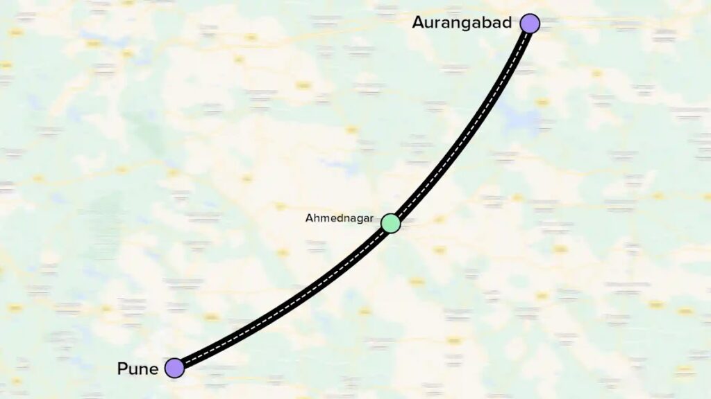 Pune Aurangabad Expressway Route Map